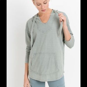 Mono B mineral wash hoodie